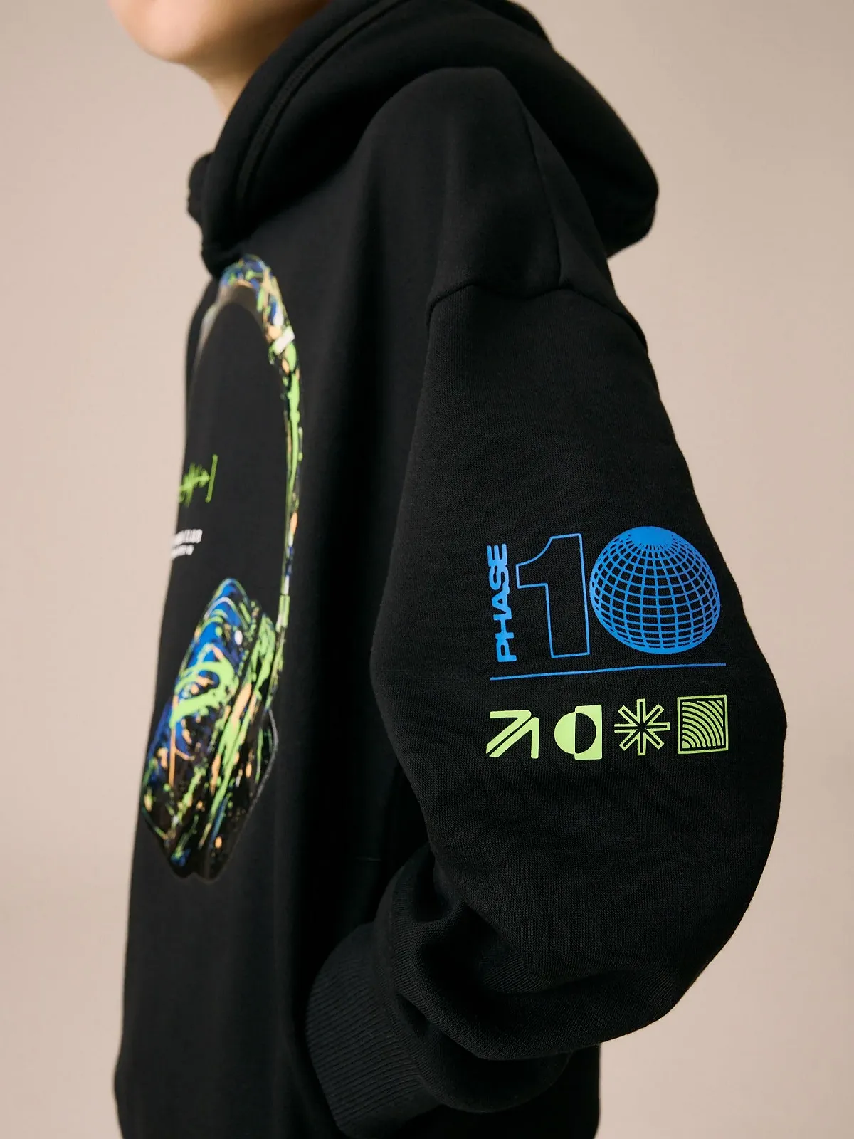 Толстовка з капюшоном Next для старших хлопчиків з графічним принтом, фото №7