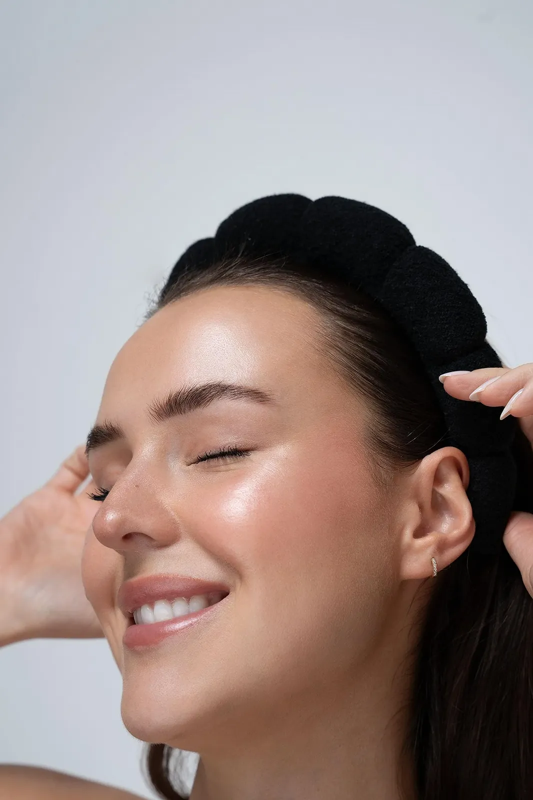 Обруч на голову Brushworks Cloud Чорний, фото №3