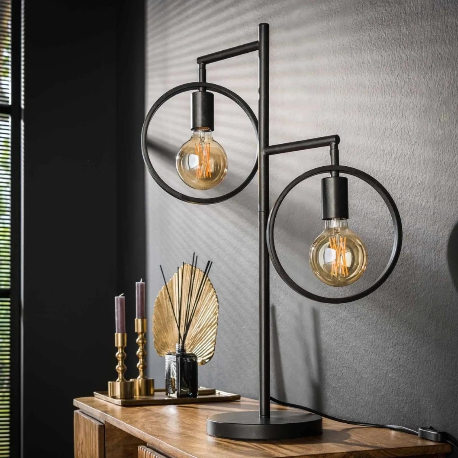 Настільна лампа famlights Idris Industrial E27 Метал, фото №2