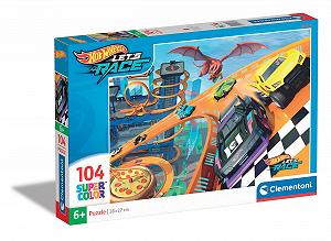 Пазл Clementoni Hot Wheels 25760 104 элемента 37,9 x 26,9 см для детей от 6 лет - Фото 1