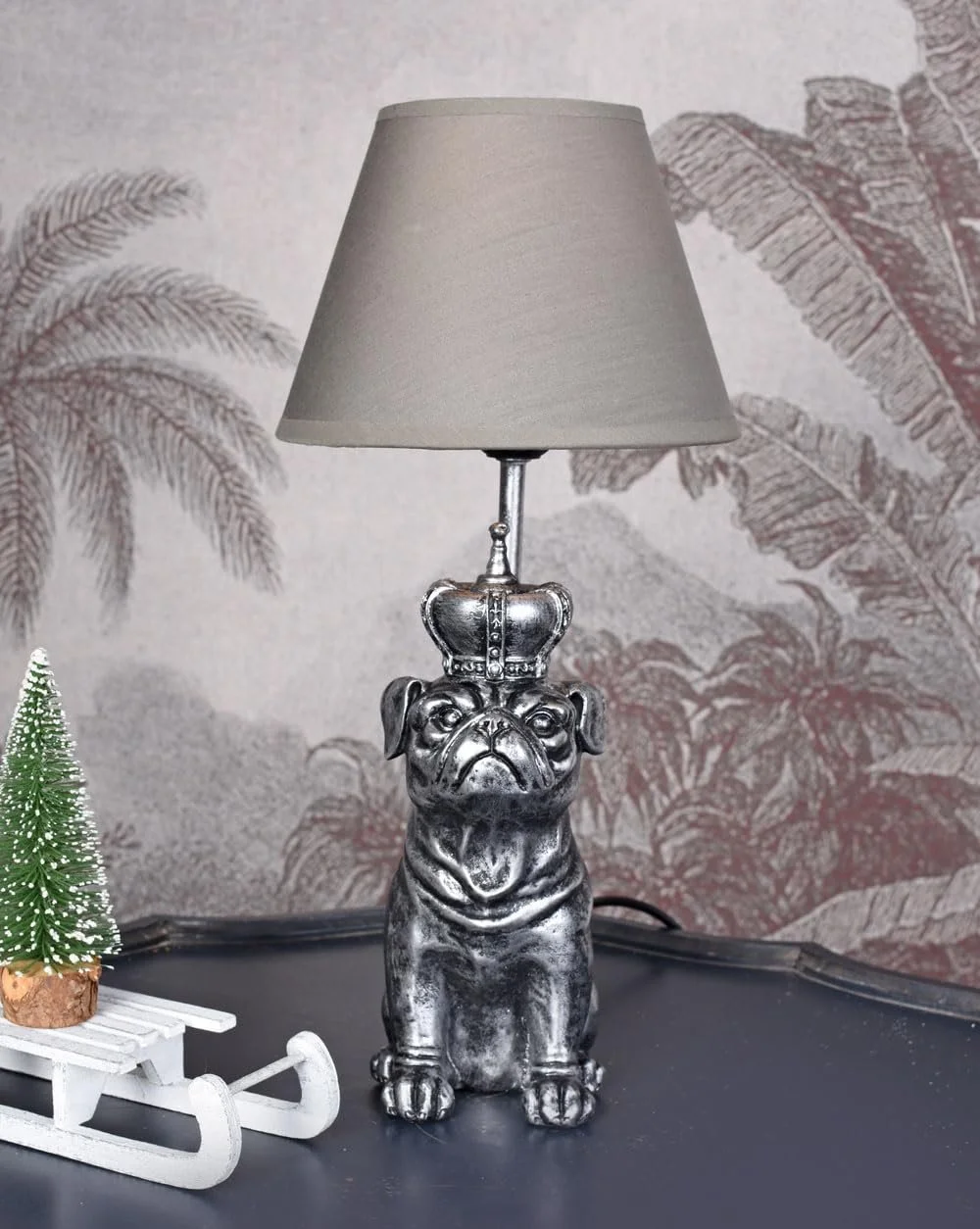 Настольная лампа Palazzo Мопс Фигурка CW270 40 см, фото №3