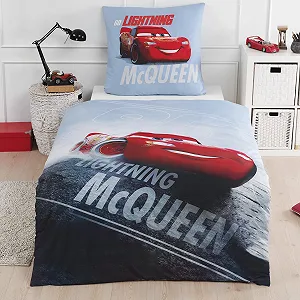 Постельное белье Cars 135 x 200 см, 80 x 80 см Хлопок - Фото 1