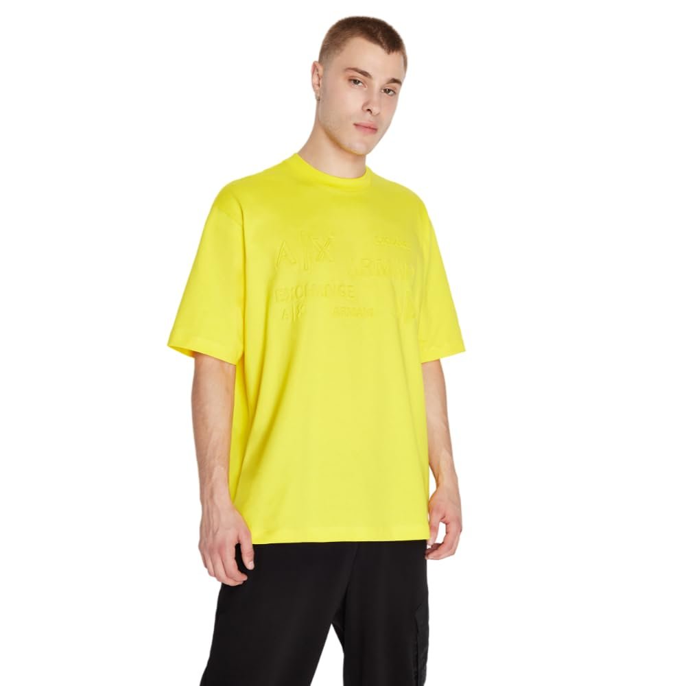 Джемпер-поло Armani Exchange Oversized з плотного бавовняного джерсі з рельєфним логотипом, фото №1
