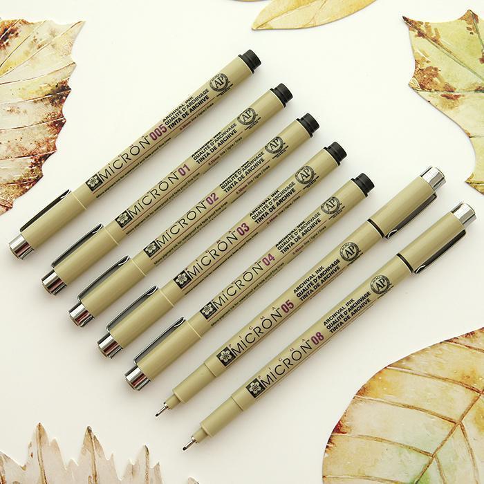 Набор линеров Sakura PIGMA Micron 7 шт черные, фото №1