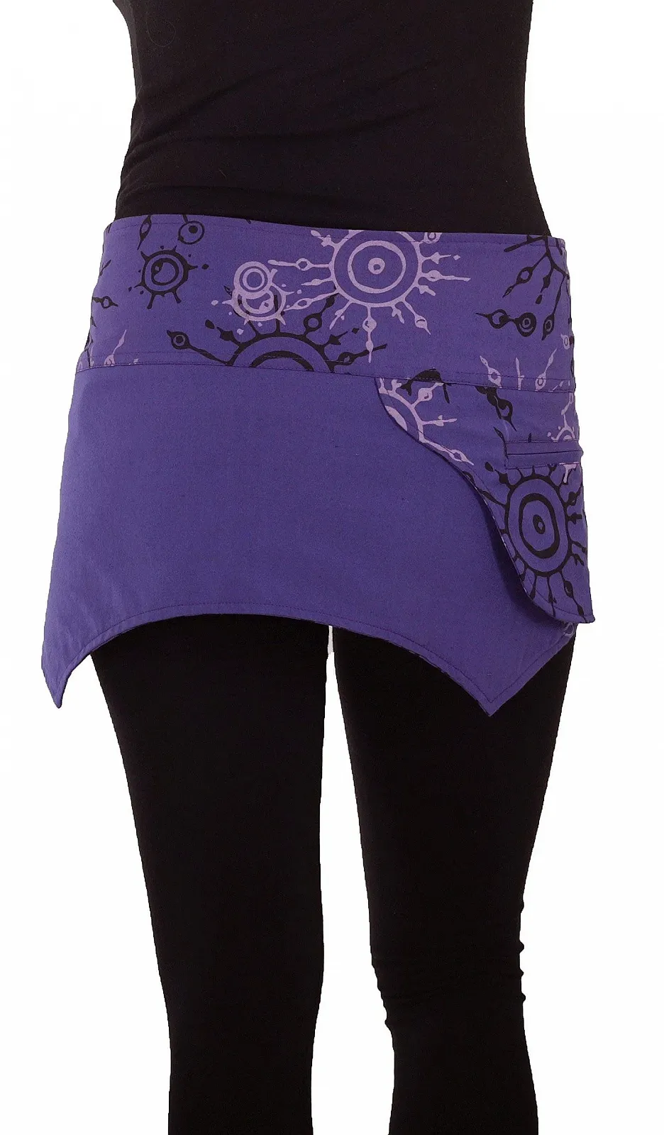 Юбка с запахом PUREWONDER SK21 Женская Короткая Мини-юбка и Каше́р, фото №3