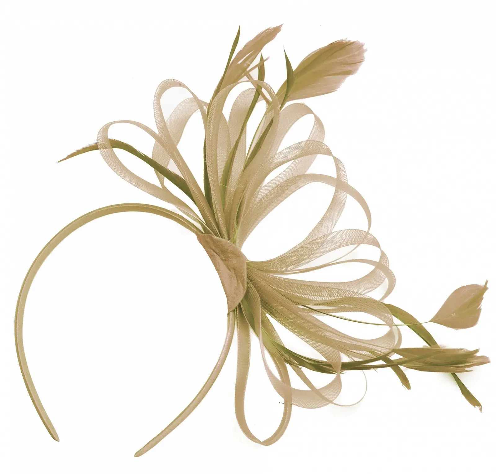 Обруч Caprilite Большая сетка с перьями, фото №1 Обруч Caprilite Большая сетка с перьями, фото №1