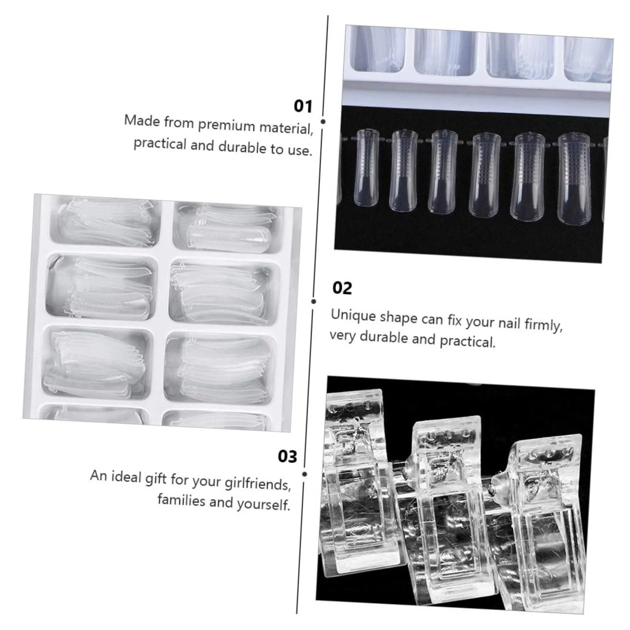 Набір затискачів для нігтів WRITWAA, фото №4