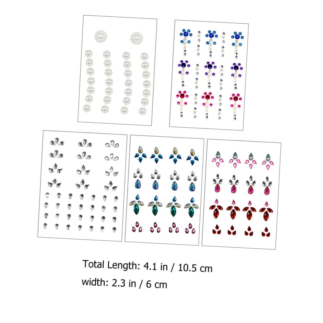 Наклейки 10 наборів Самоклеючі стрази для нігтів, фото №4