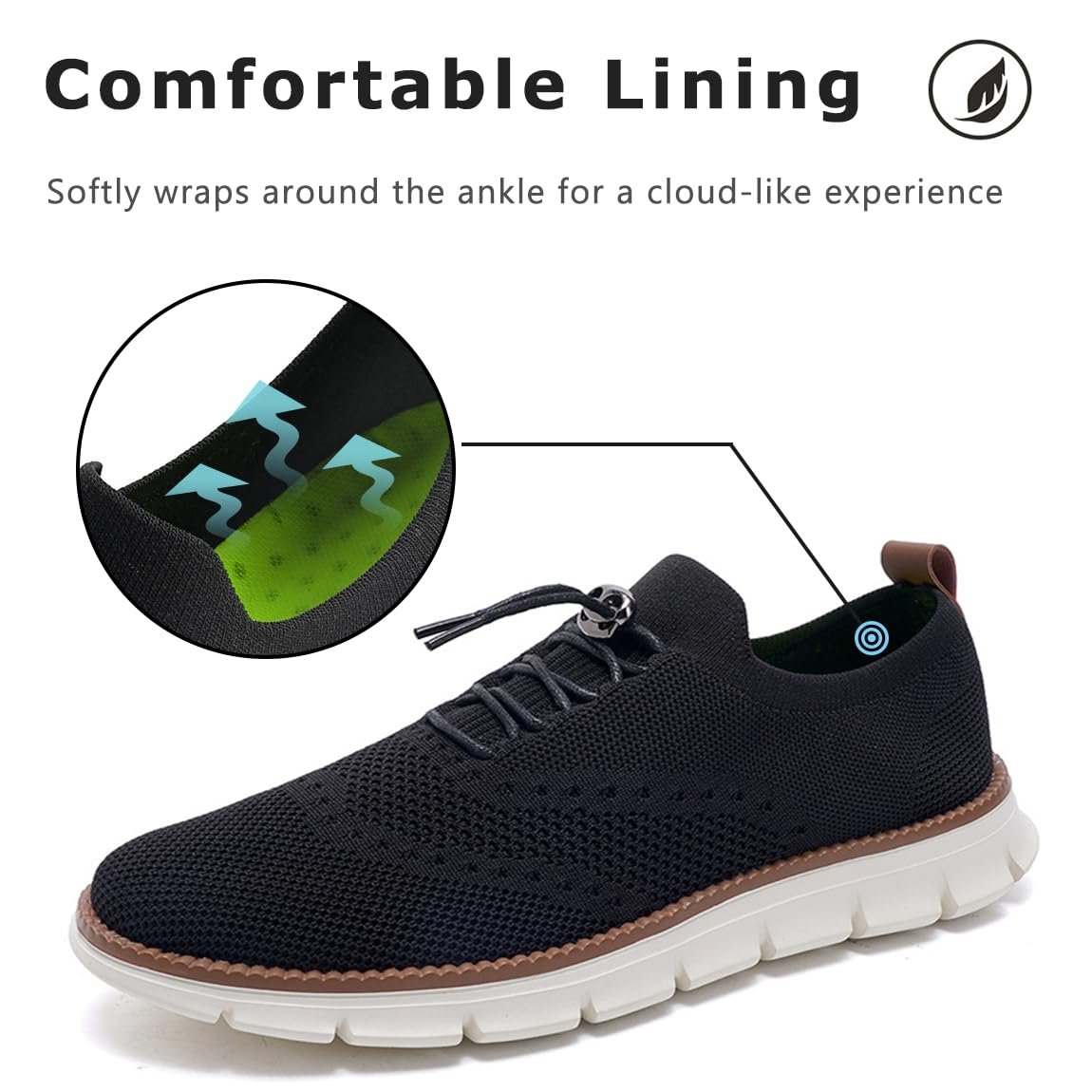 Кросівки Sudychen Breeze Urban Чоловічі Сітка Оксфорди Легкі Повсякденні Сліпони Дихаючі Елегантні Wearbreeze, фото №3