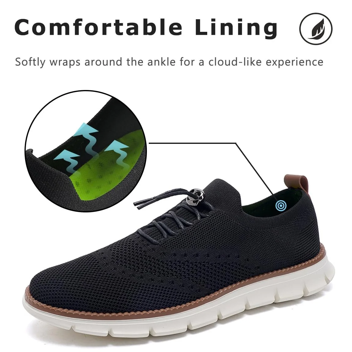 Кросівки Sudychen Breeze Urban Чоловічі Сітка Оксфорди Легкі Повсякденні Сліпони Дихаючі Елегантні Wearbreeze, фото №3