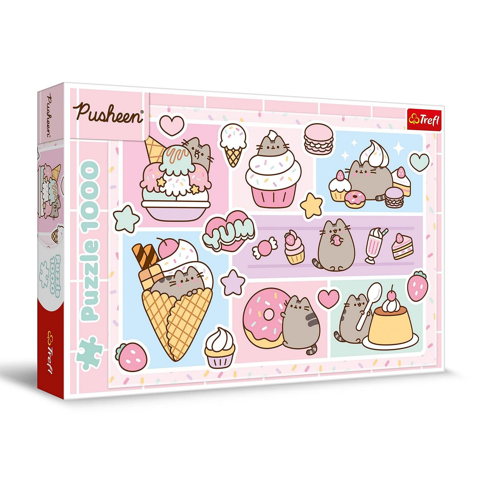 Пазл Trefl Pusheen Sweet Pusheen 1000 елементів 683 x 480 мм, фото №1