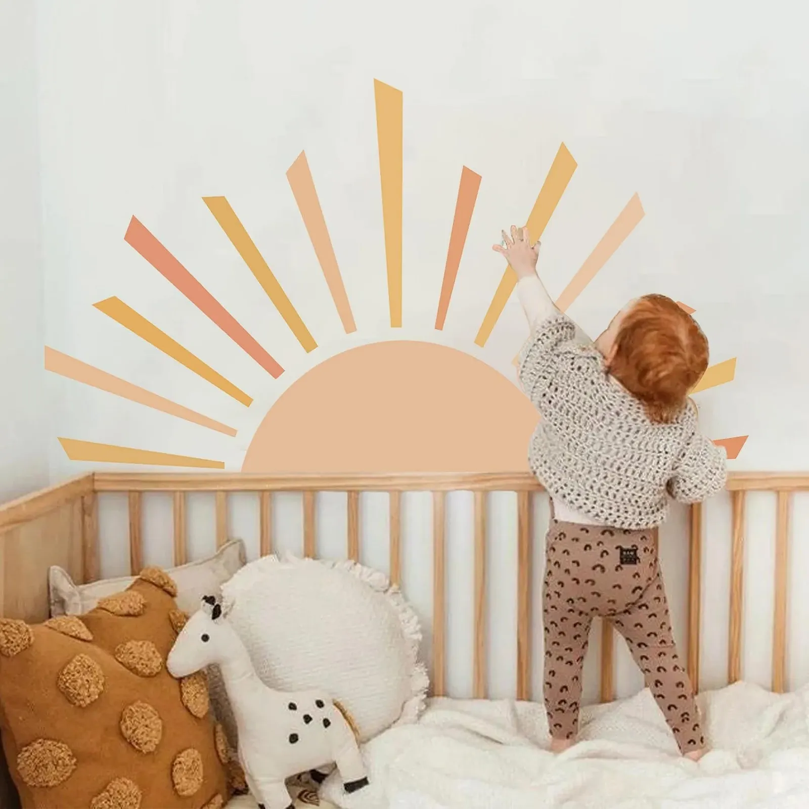 Наклейка на стіну hanlongyu Сонце Boho Декоративна Самоклейна, фото №5 Наклейка на стіну hanlongyu Сонце Boho Декоративна Самоклейна, фото №5