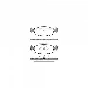 Комплект тормозных колодок, дисковый тормоз TRISCAN 8110 16868 для FORD передняя ось - Фото 1