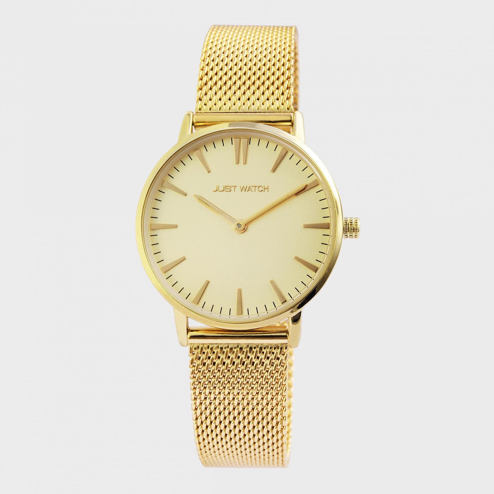 Годинник Just Watch Жіночий Кварцовий Золотий, фото №7