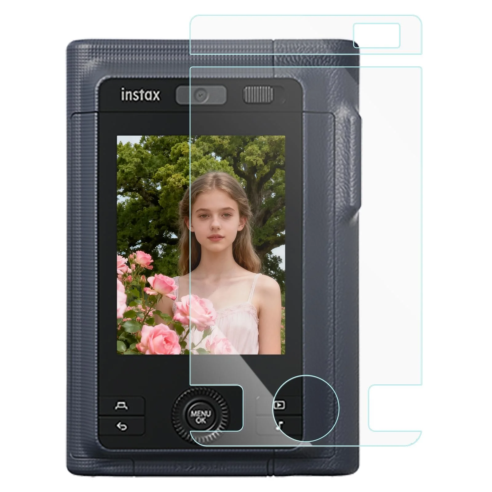 Защитная пленка для экрана kinokoo Fujifilm Instax Mini LiPlay+/LiPlay Plus PET-пленка полное покрытие против царапин, фото №1