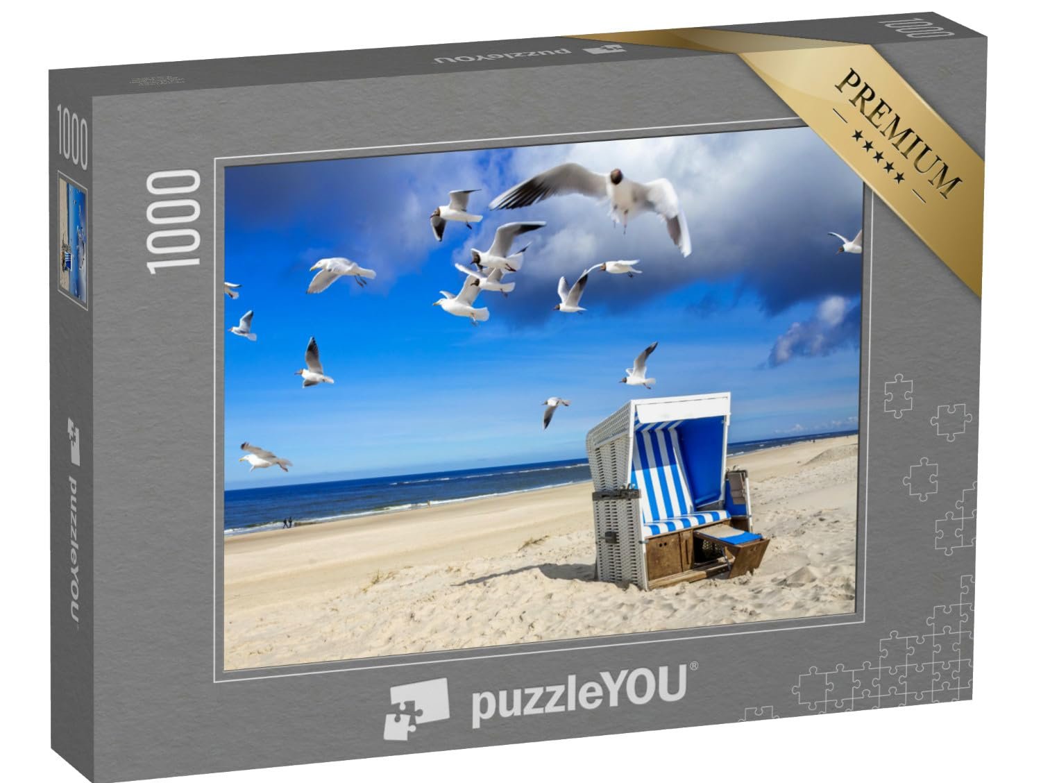 Пазл puzzleYOU Германия Пляж Вестерланда, Зильт 1000 элементов, фото №1