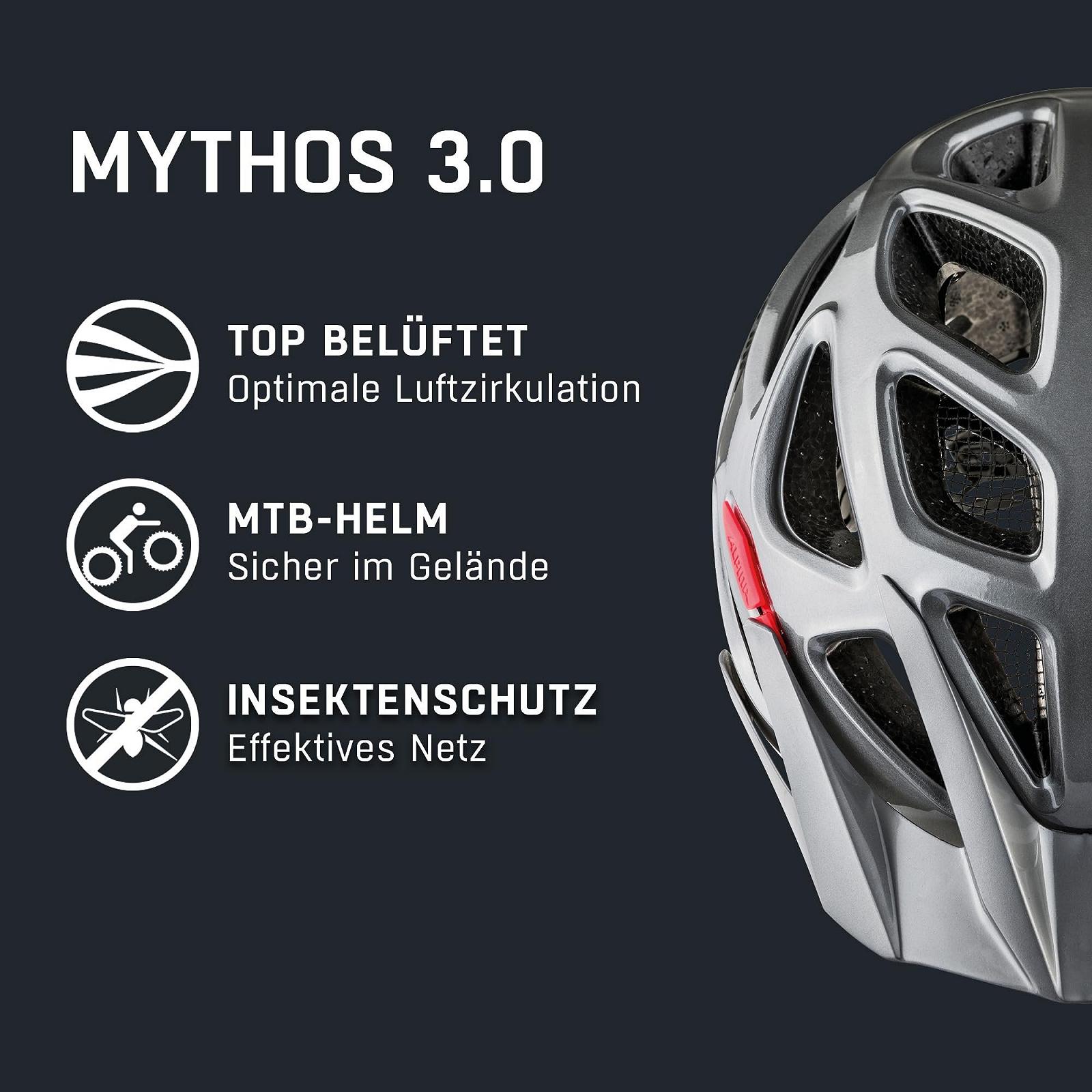 Шлем Alpina Mythos 3.0 Легкий, с оптимальной вентиляцией и регулировкой, фото №2