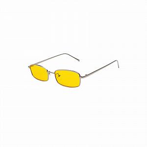 Сонцезахисні окуляри Прямокутні Класичні Ретро Тонка металева оправа Вінтажні - Фото 1