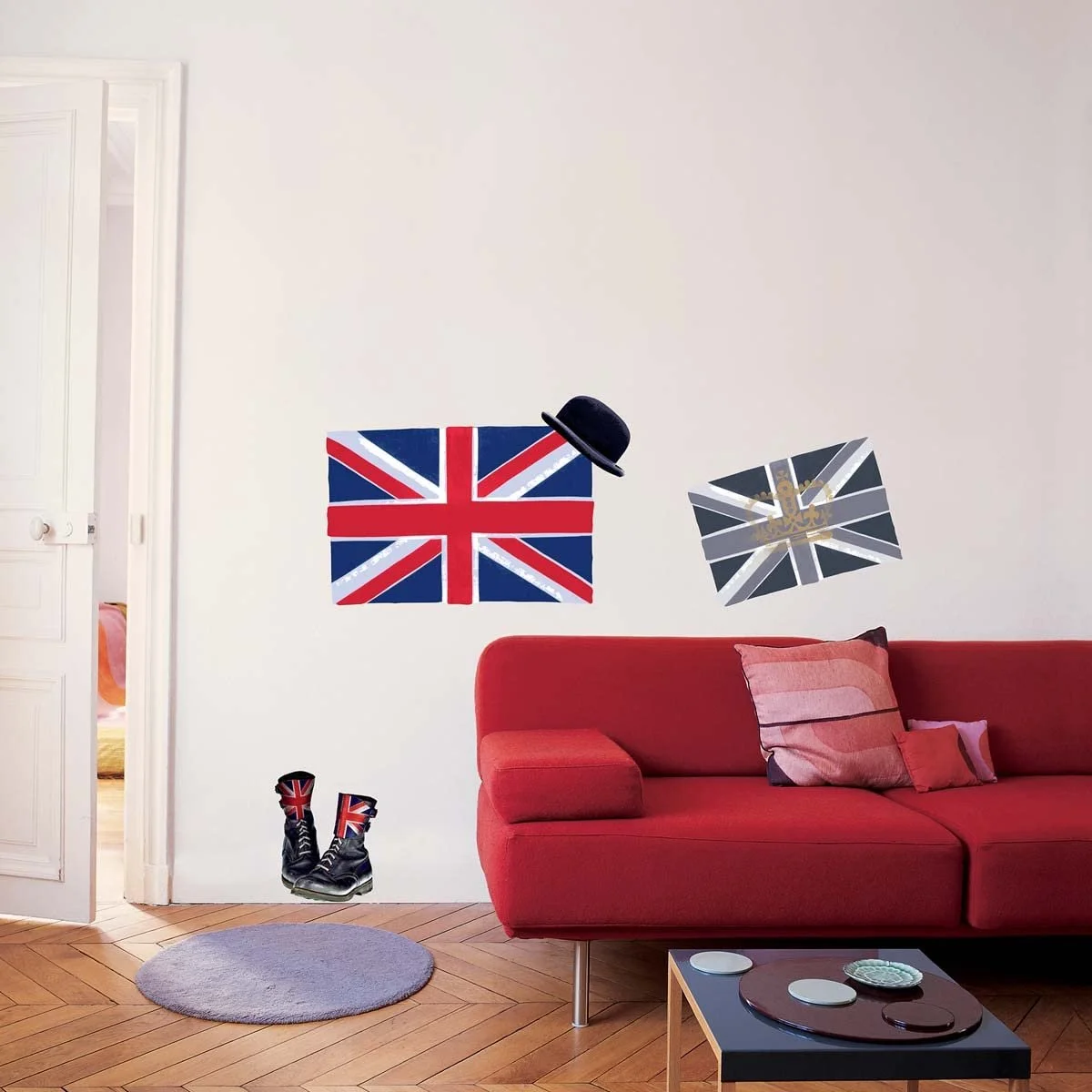 Наклейка на стіну Nouvelles Images Union Jack HOST1564, фото №2