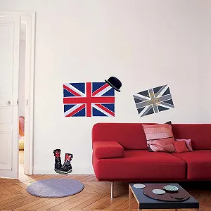 Наклейка на стіну Nouvelles Images Union Jack HOST1564 synthetic.ua - Фото 1