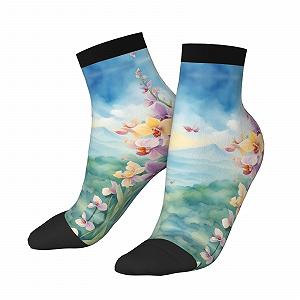 Шкарпетки Квітка Орхідея Метелик One Size synthetic.ua - Фото 1