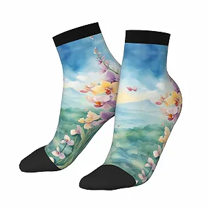 Шкарпетки Квітка Орхідея Метелик One Size synthetic.ua - Фото 1