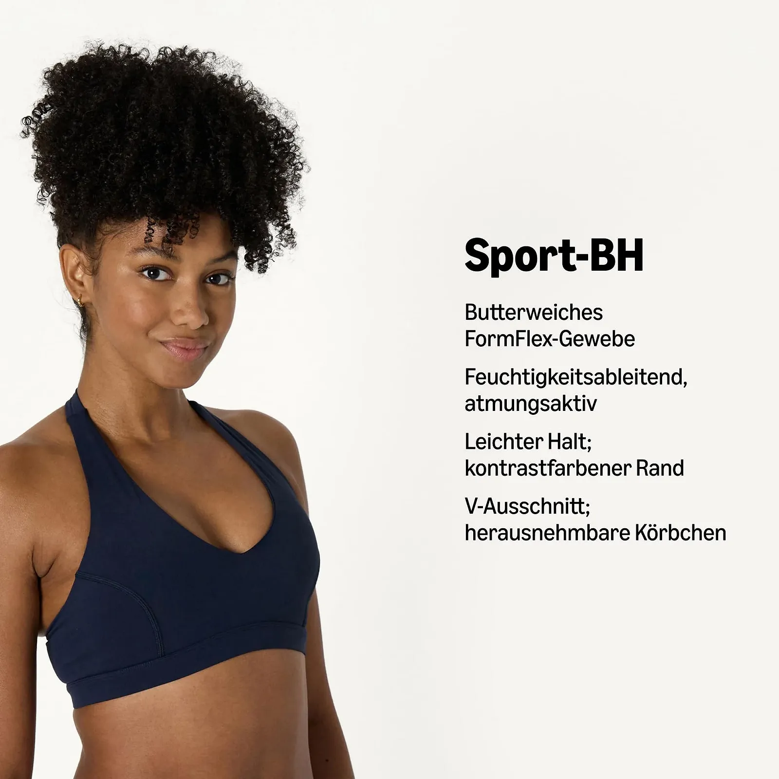 Спортивний бюстгальтер Amazon Essentials Active FormFlex м'який з V-подібним вирізом, фото №2 Спортивний бюстгальтер Amazon Essentials Active FormFlex м'який з V-подібним вирізом, фото №2