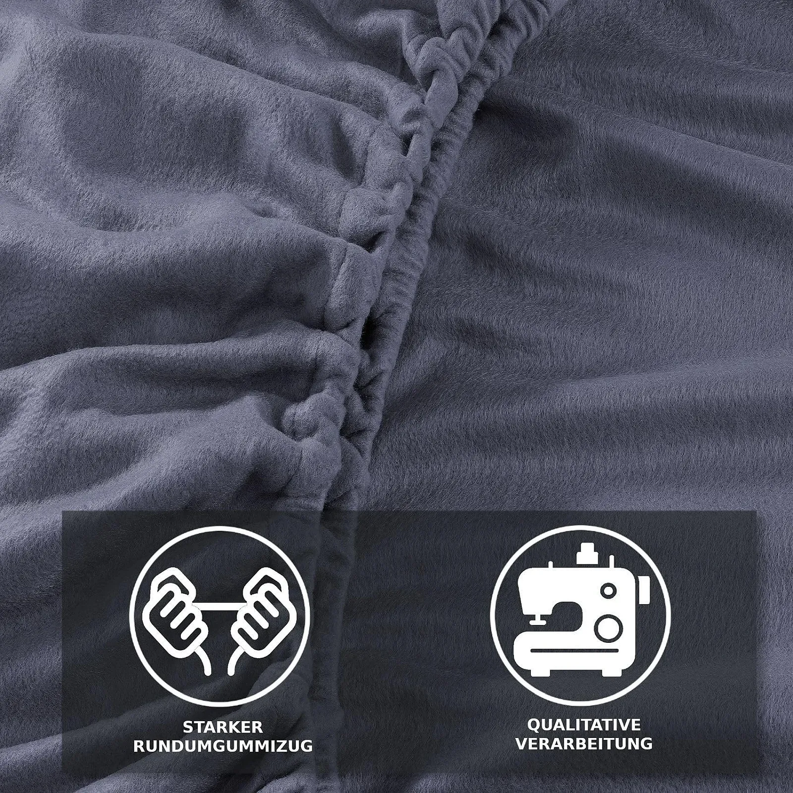 Простыня на резинке Malika
Зимняя термофлисовая простыня на резинке, мягкая, флисовая простыня на резинке, трикотажная простыня, пушистая мягкая плюшевая простыня, цвет: антрацит, размер: 140-160 x 200 см, фото №5