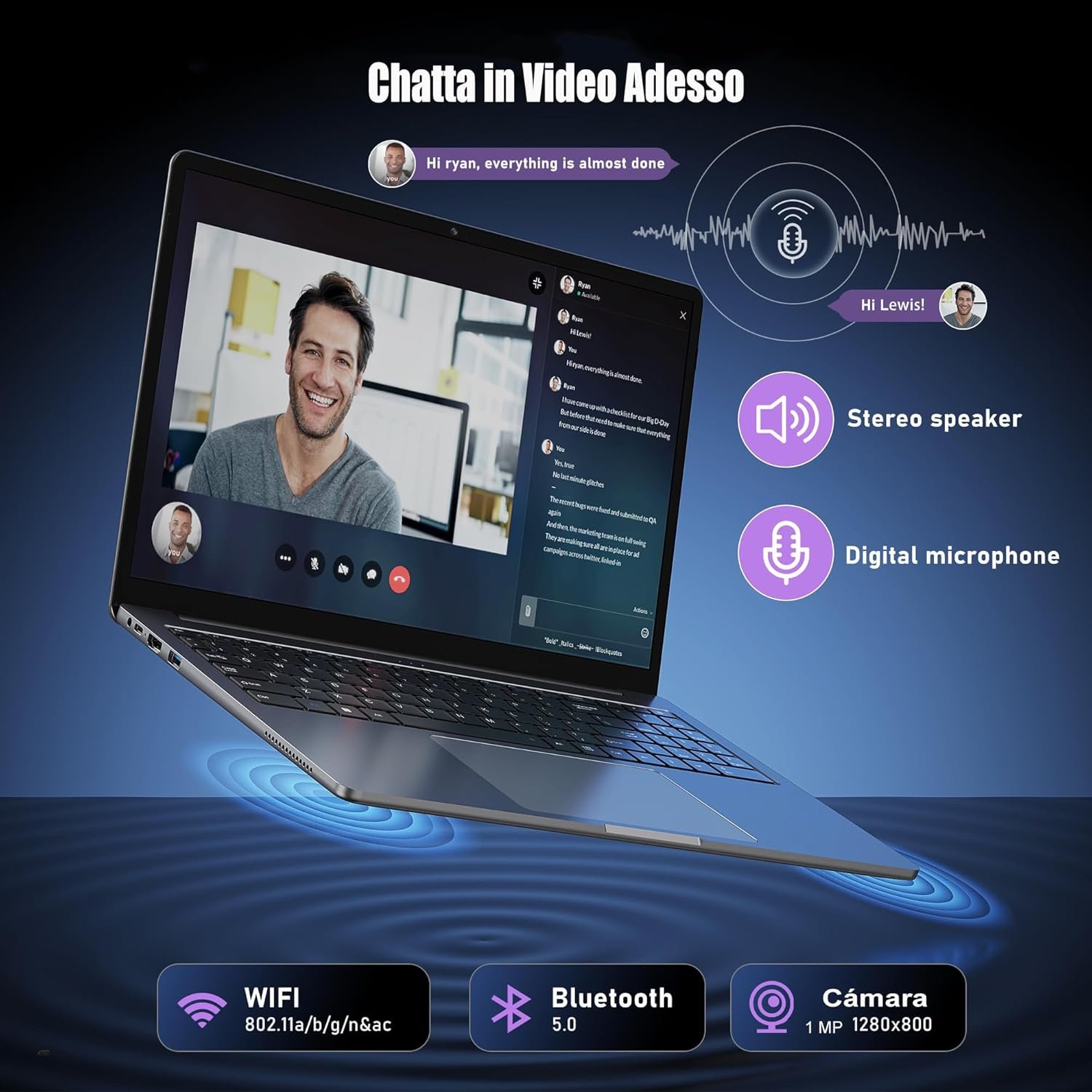 Ноутбук 15.6" Acemagic AX15 Intel N97 RAM 16GB SSD 512GB Windows 11 Алюминиевый корпус (UKR), фото №3