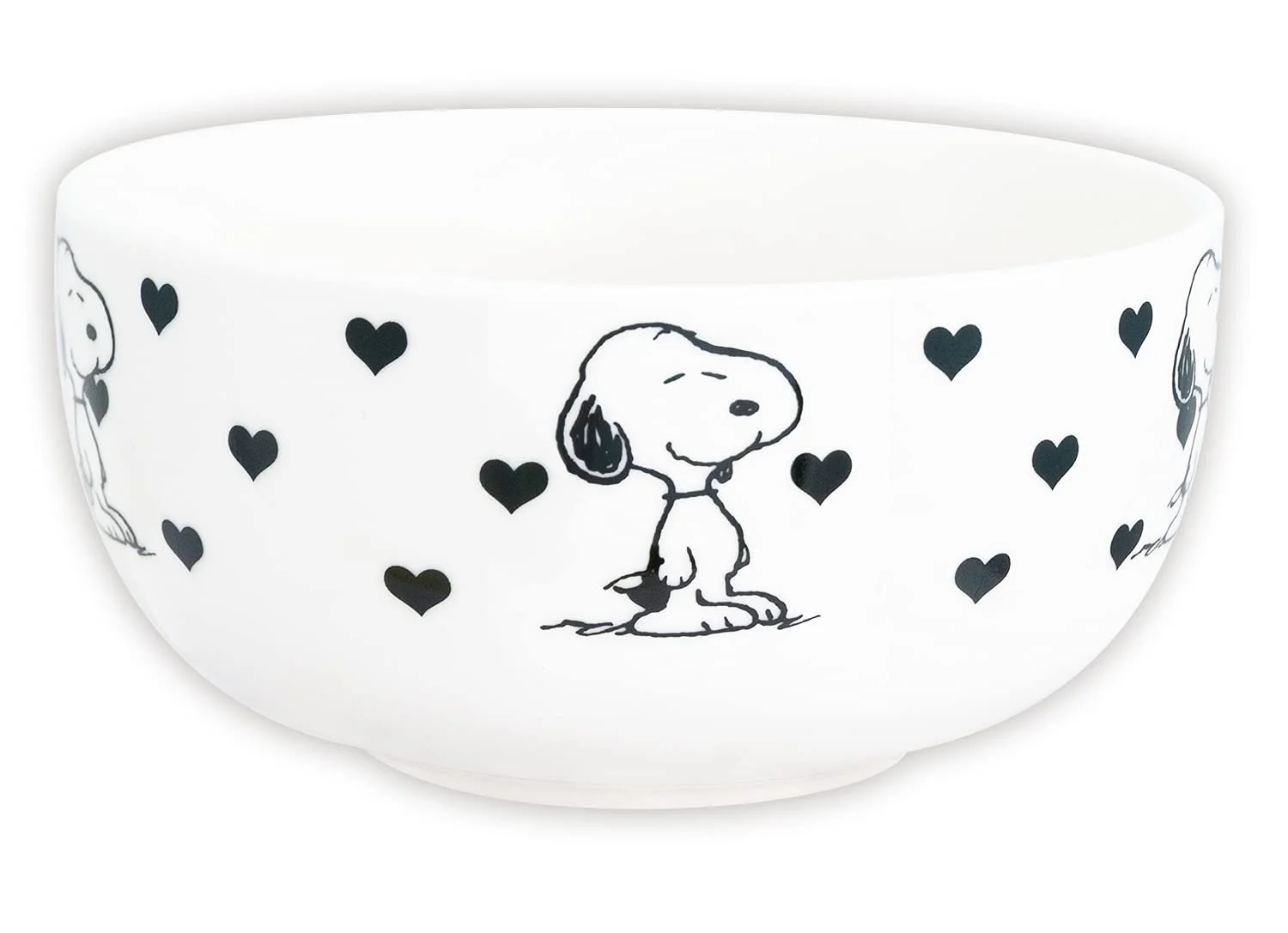Миска United Labels Peanuts Snoopy Hearts Каминная керамика 500 мл, фото №1