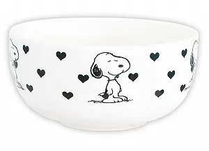Миска United Labels Peanuts Snoopy Hearts Каминная керамика 500 мл - Фото 1