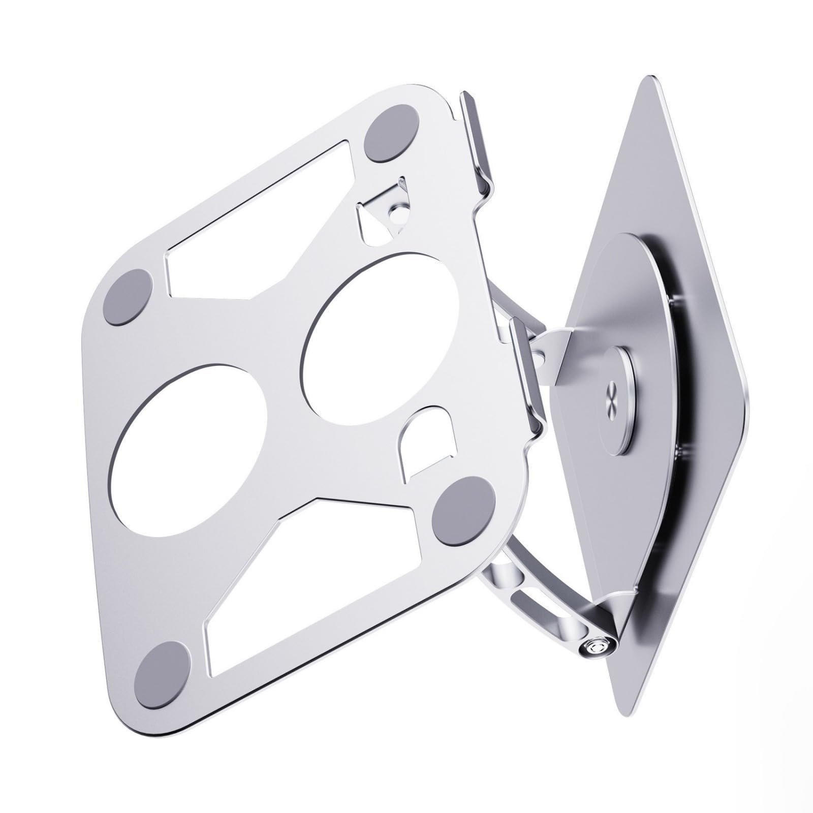 Підставка для ноутбука, підставки з порожнинами, сумісна з пристроями до 39,9 см (15,9 дюймів), металевий, фото №4