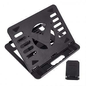 Підставка для ноутбука GALPADA складана портативна для столу, регульована по висоті, ергономічний дизайн - Фото 1