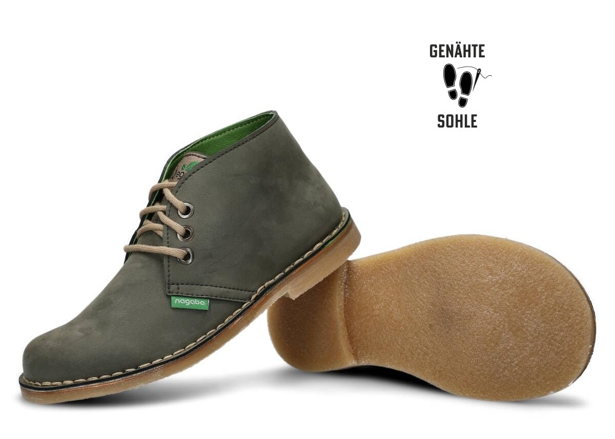 Мужские ботинки Nagaba Кожаные на шнуровке, фото №5