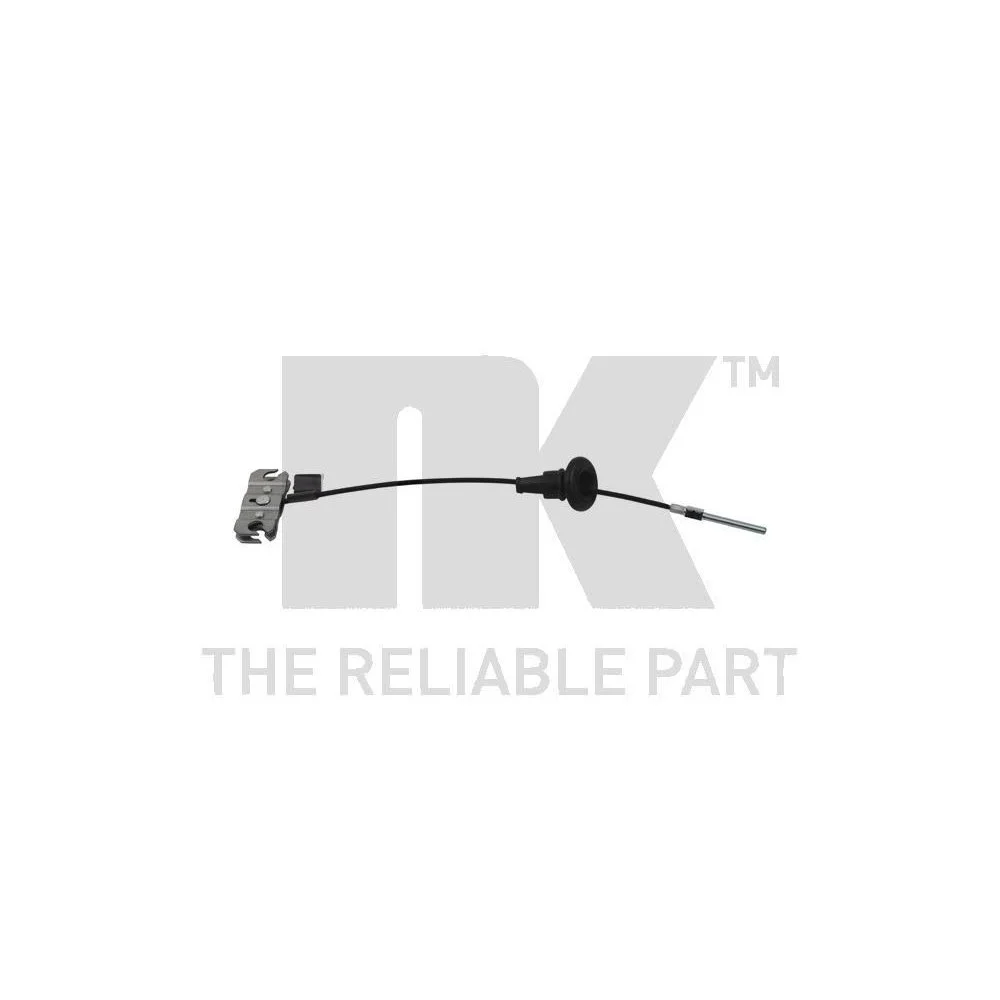 Трос стоянкового гальма NK 905011 для DAEWOO передній, фото №1