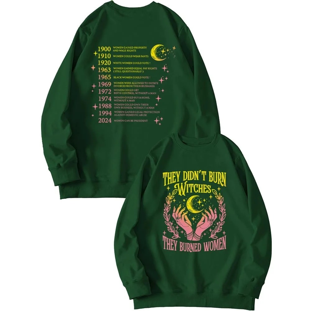 Свитшот MLZHAN Они Сожгли Женщин, а Не Ведьм, фото №2