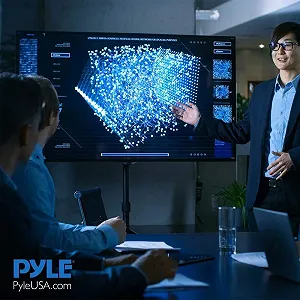 Штатив-подставка для телевизоров Pyle PTVSTNDPT3215X2 Чорный (Комплект с 2 штативов) synthetic.ua - Фото 1