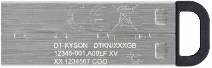 USB флеш-накопитель Kingston DataTraveler Kyson 64GB USB 3.2 Silver/Black DTKN/64GB, фото №3 USB флеш-накопитель Kingston DataTraveler Kyson 64GB USB 3.2 Silver/Black DTKN/64GB, фото №3
