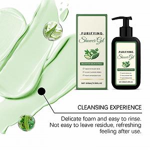 Гель для душу BHA Wild Bitter Melon Extract для зменшення акне на спині та гіперкератозу synthetic.ua - Фото 1