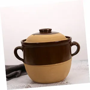 Каструля NAMOARLY глиняна з кришкою ціна на synthetic.ua - Фото 1 Каструля NAMOARLY глиняна з кришкою synthetic.ua - Фото 1