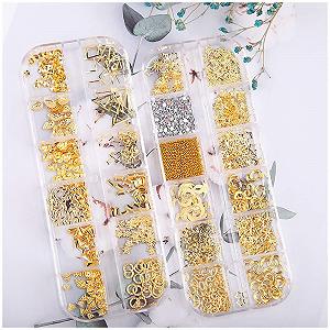 Треугольные Стразы Серебряные Металлические 3 шт. synthetic.ua - Фото 1