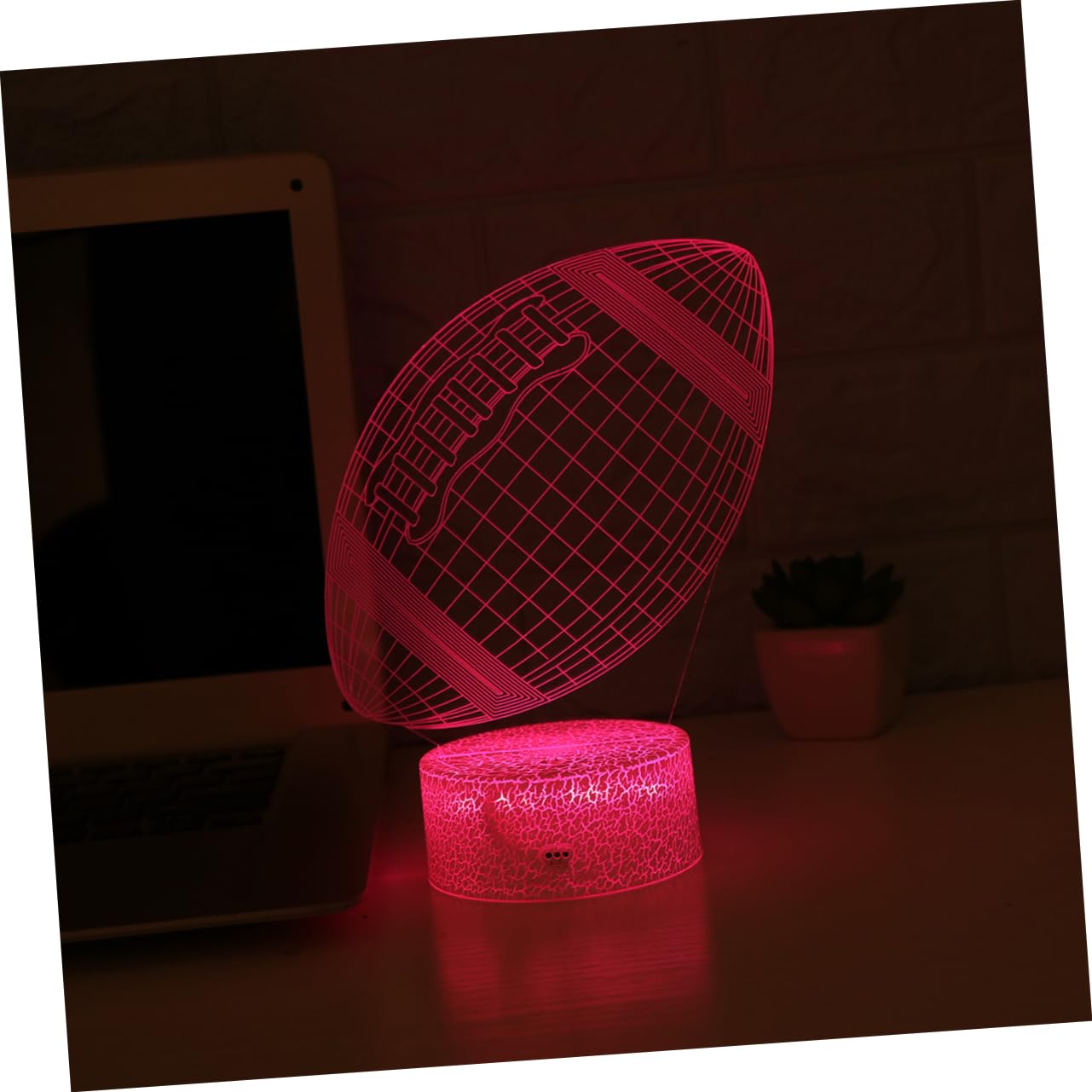 Лампа Housoutil Night Light Touch Desk LED USB 3D, фото №3