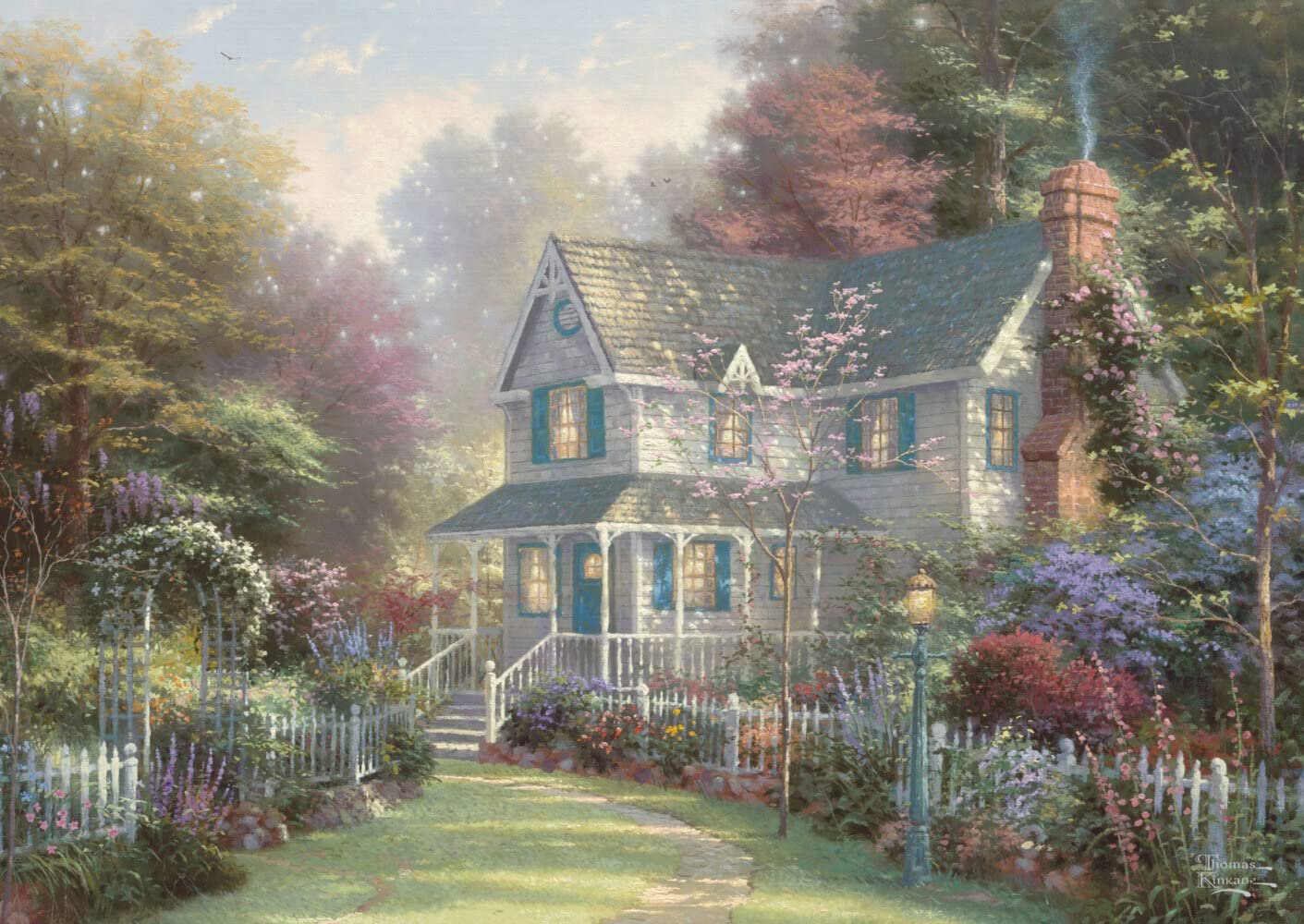 Пазл Schmidt Spiele Thomas Kinkade Victoria Garden II 59925 500 деталей в жестяной коробке, фото №2 Пазл Schmidt Spiele Thomas Kinkade Victoria Garden II 59925 500 деталей в жестяной коробке, фото №2