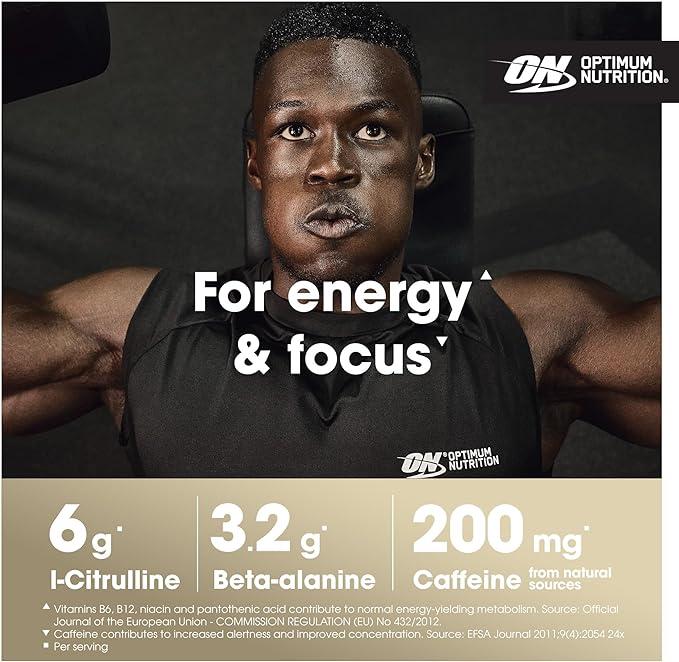 Предтренировочный комплекс Optimum Nutrition Pre Workout 420g Tropical EU, фото №2
