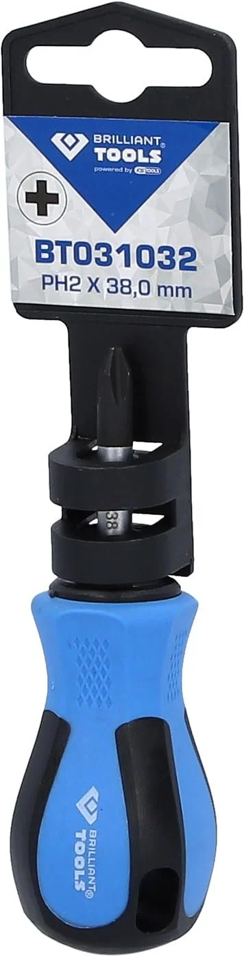 Викрутка KS TOOLS PH Phillips PH2 x 38мм Коротка форма, фото №5