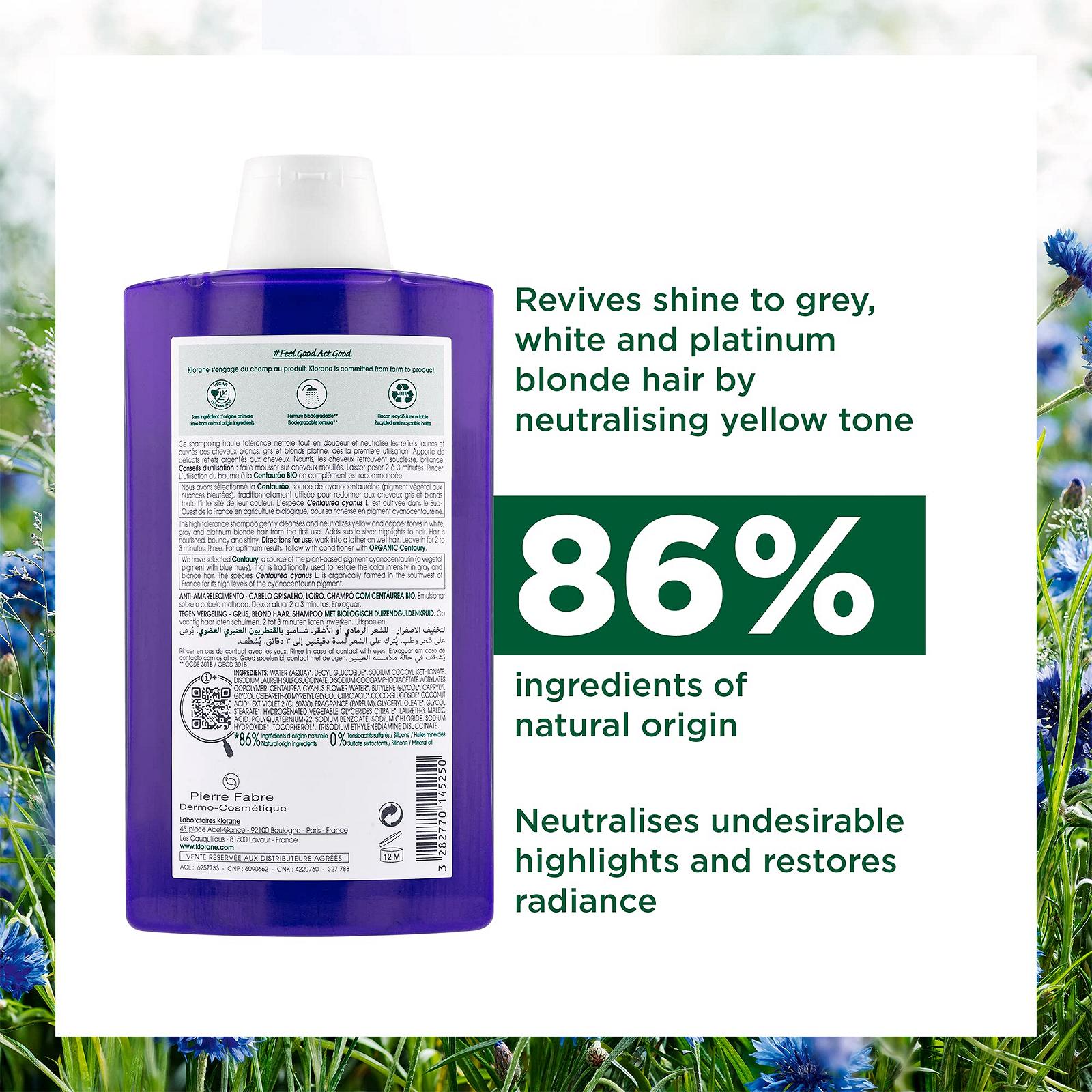 Шампунь Déjaunissant À La Centaurée 200 мл, фото №3