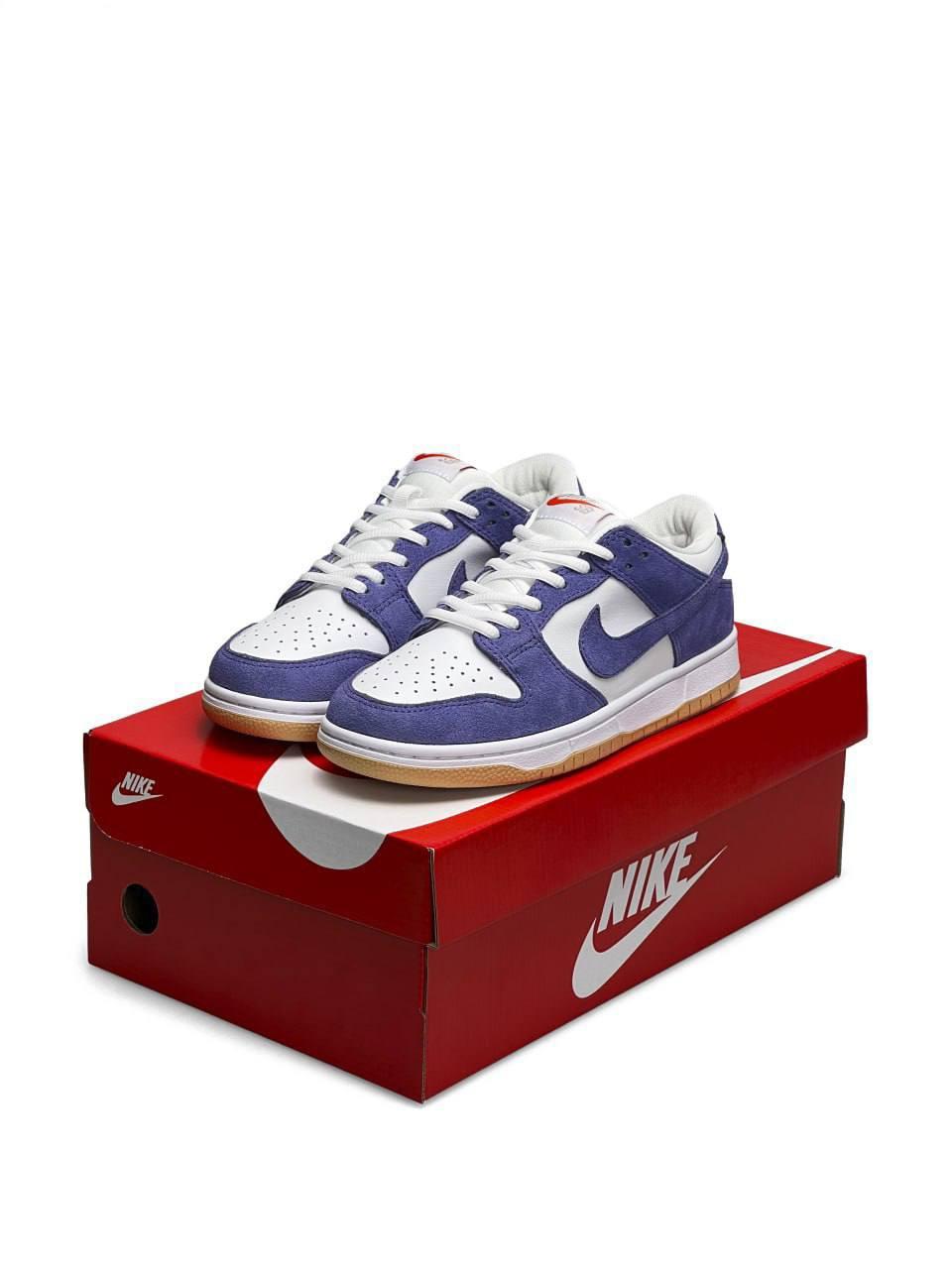Кроссовки женские Nike SB Dunk Low Pro ISO белые замшевые кеды найк сб данк демисезонная обувь, фото №9