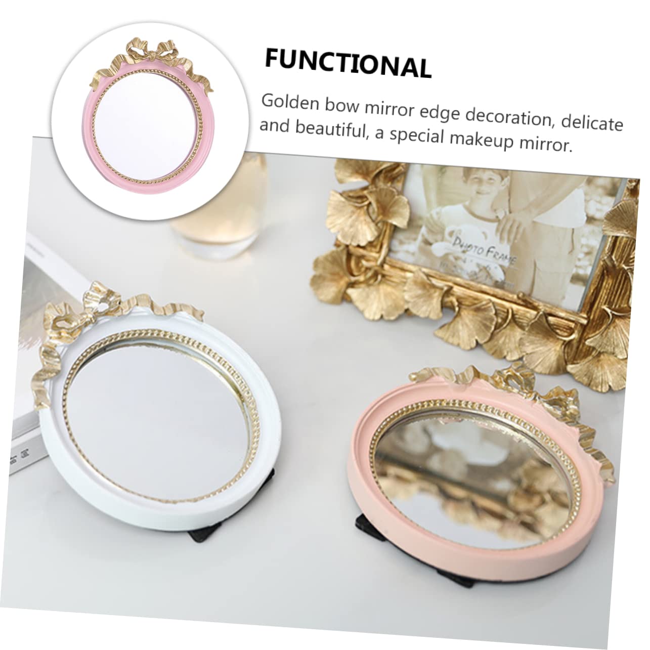 Зеркало Angoily Antique Macaron Travel Pocket, фото №4