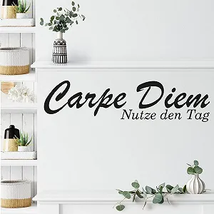 Наклейка на стіну Car Tattoo Carpe Diem Lettering XXL Size 2 60.00 x 15.00 cm - Фото 1