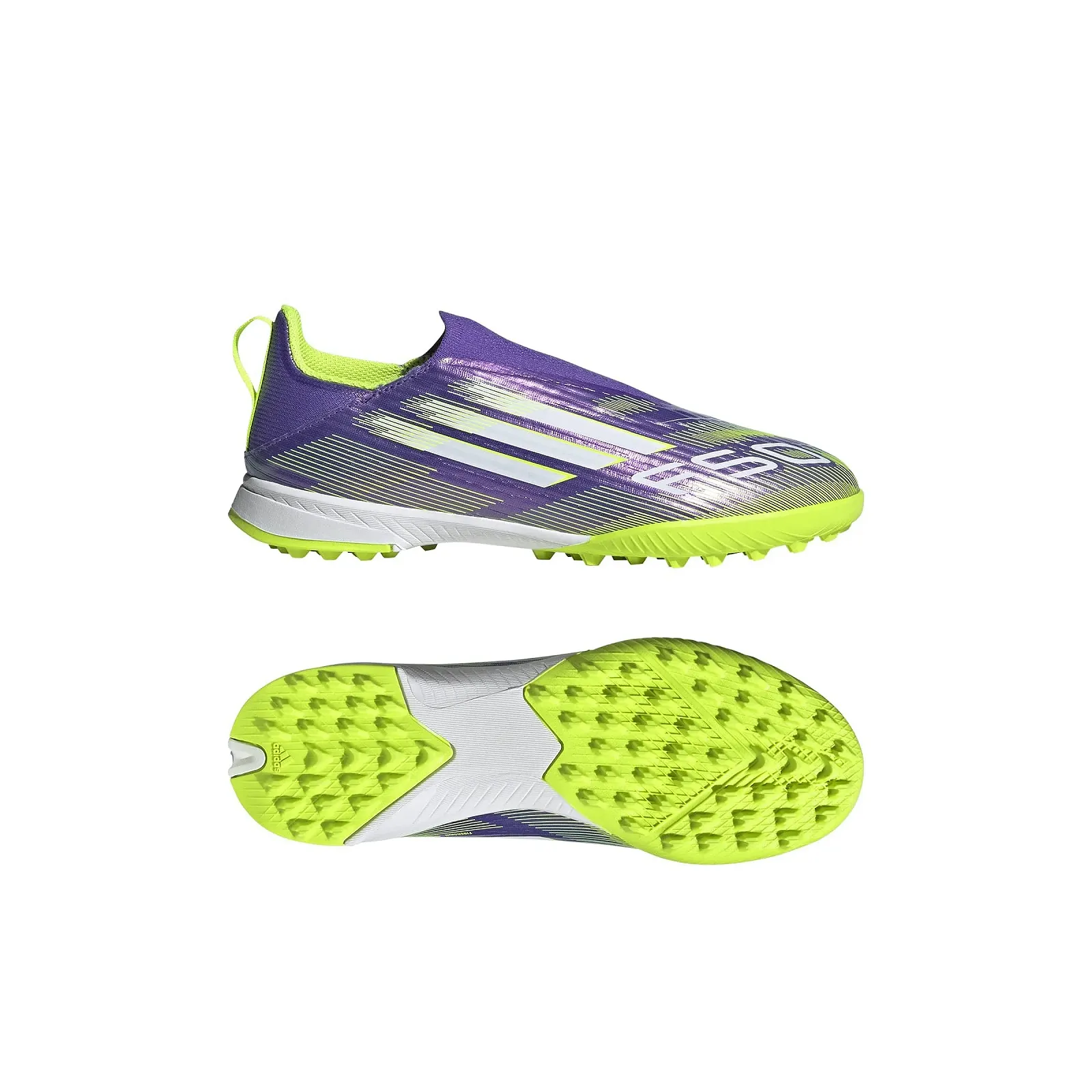 Футбольные бутсы adidas F50 League Laceless Turf для детей, без шнурков, фото №5